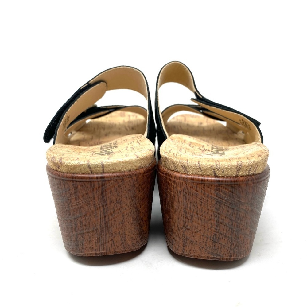 Alegria Sierra Go For Baroque Leather Wedge Sandals | Size 41 | New in Box - Picture 3 of 7